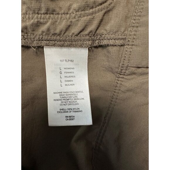 Columbia Titanium Omni Dry Brown Snap Button Front Lightweight Jacket Size L - Picture 12 of 15